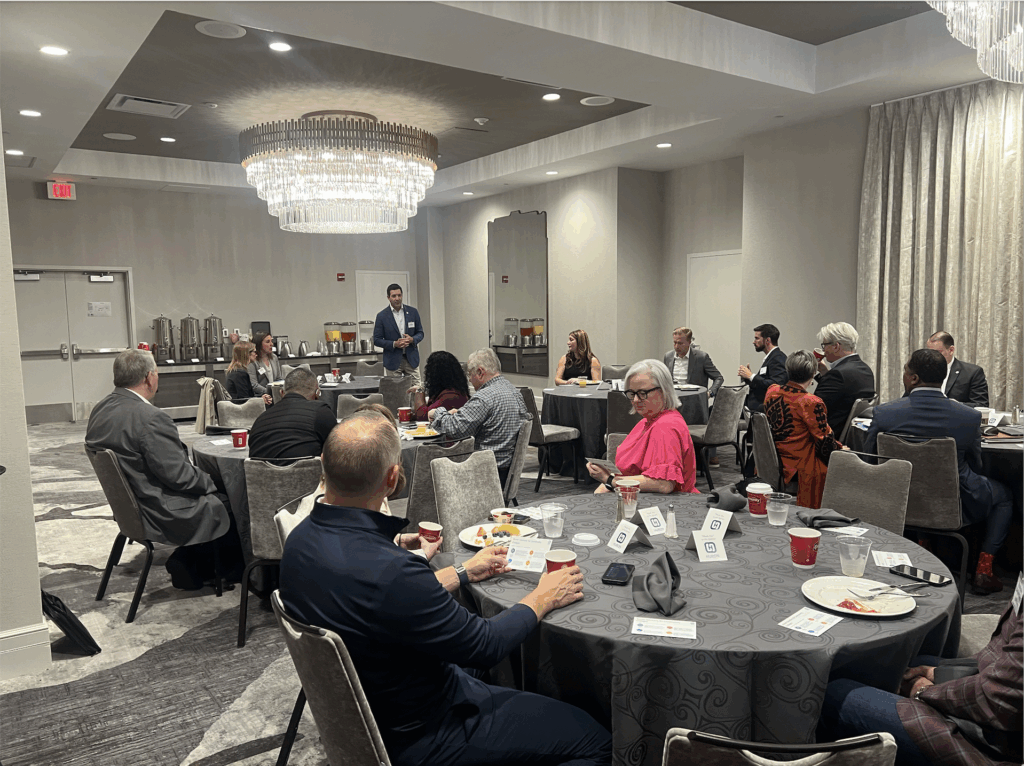 Huron leader speaks at HERDI.